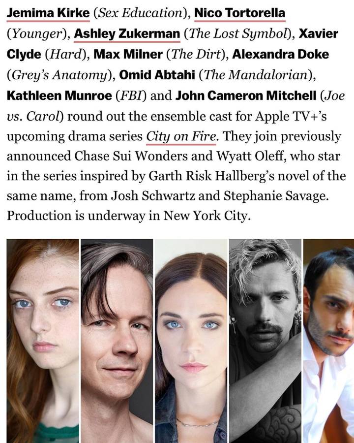 Alexandra Doke will be playing the role of "Sewer Girl" in the series, City On Fire. 