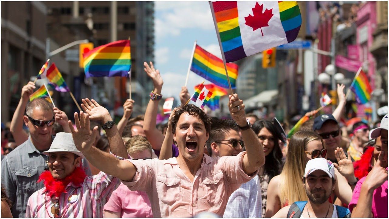 For being extremely vocal about the right and advocacy of the LGBTQ+ community, and his recent divorce, many think that Justin Trudeau is gay. spritelybud.com 