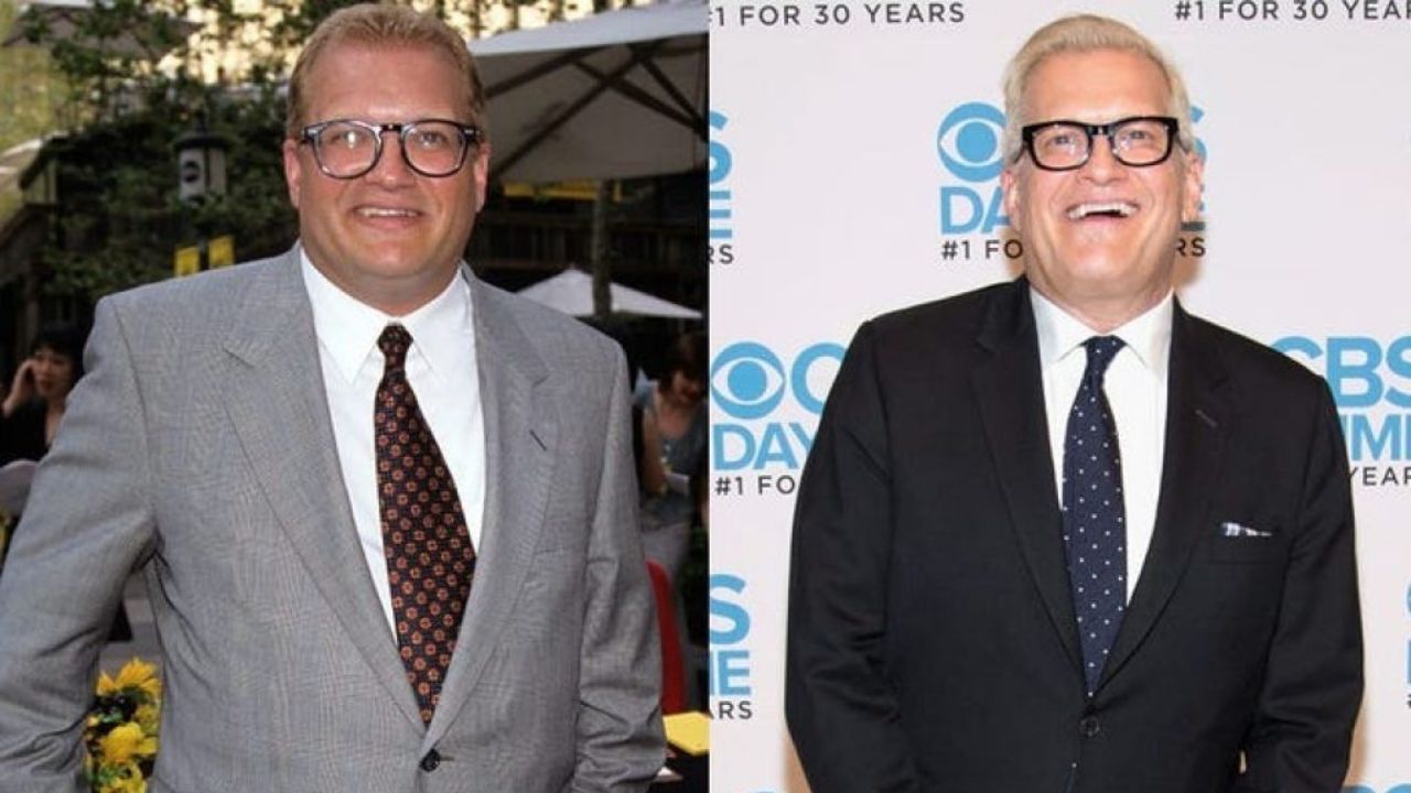 Drew Carey before and after weight loss. spritelybud.com