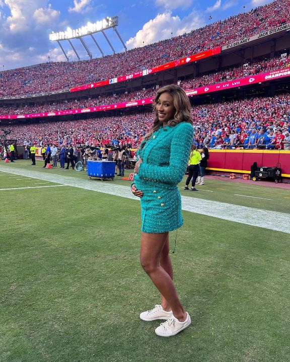 Maria Taylor's weight gain is a result of her embracing motherhood during her pregnancy. spritelybud.com